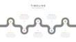 © KP.Stock - Business road map timeline infographic concept. with icons and 5 options, workflow layout, diagram, report, web design. Creative, vector, illustration.
