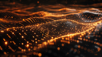 Wall Mural - abstract tech background featuring floating 3d data charts, dynamic coding scripts, and holographic 