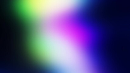 Wall Mural - Abstract gradient motion background in vibrant blue, green, purple for modern visual effects. Smooth, flowing gradients of color create a calming, artistic. Mesmerizing blend of neon colors in motion