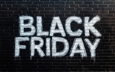 Black Friday in Graffiti Style 