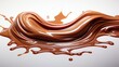 © Alienmarsh - A smooth, flowing wave of chocolate syrup, evoking richness and indulgence.