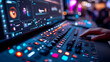 © Siasart Stock - Closeup of Audio Mixer Control Panel - Photo