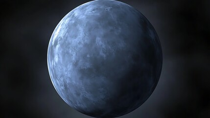 Wall Mural - blue planet in space blank background with copy space for design projects