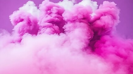 Wall Mural - pink smoke effect background subtle blur background with space for custom text