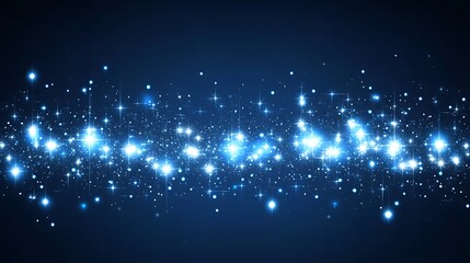 Wall Mural - abstract blue glitter background blank background with copy space for design projects