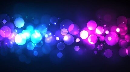 Wall Mural - Abstract Blue and Pink Bokeh Background Minimalist White Background with Space for Text