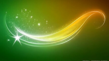 Wall Mural - abstract green and yellow background clean blank canvas with empty space for designs