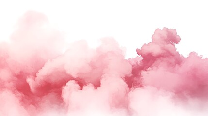 Wall Mural - pink watercolor clouds background abstract gradient background with copy space