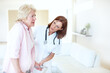 © peopleimages.com - Walker, doctor or helping elderly woman for mobility support, recovery or rehabilitation. Professional, nurse or senior patient with disability in retirement for guide, balance or arthritis treatment