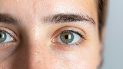 Closeup of a person with flaky skin due to eczema around the eyes, showing irritation and dryness   flaky skin, eczema, eye irritation