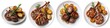 © sceneperfect - Delicious grilled lamb chops served with roasted potatoes.