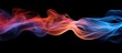 © Fana Art - Abstract colorful smoke wave isolated on black background.
