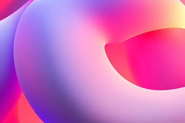 Wall Mural - abstract background with twisted colorful gradient shapes. digital illustration for wallpapers, post