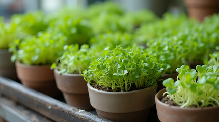 Wall Mural - Organic Microgreen