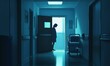 © jambulart - A lone figure stands in a hospital hallway.
