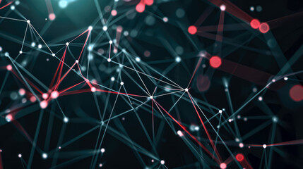 Wall Mural - abstract technology background: innovative concepts in modern ai communication and digital