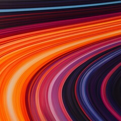 Abstract background with colorful wavy lines.