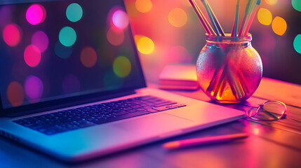 Leinwandbilder - Education internet online digital technology concept, E, learning education, online internet course lessons, consulting, e, learning concept background, Banner