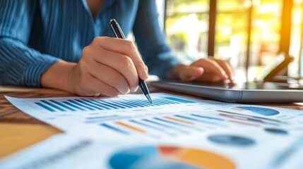 Aufkleber - Influence of environmental factors on corporate financial health, highlighting the importance of ESG (Environmental, Social, and Governance) criteria in business strategy