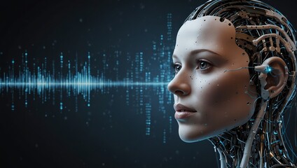 Wall Mural - graphical representation of artificial intelligence