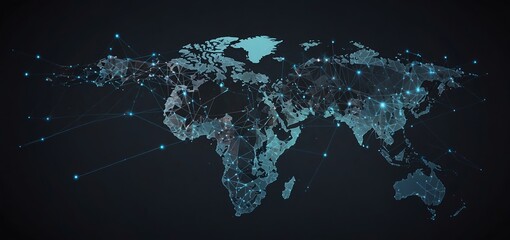 Wall Mural - world wide web concept, network