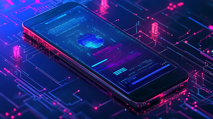 Poster - An illustration showcasing the concept of App Modernization, symbolizing the transformation of legacy applications into newer, more efficient versions for better performance and growth