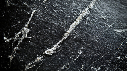 Fototapete - Dust and scratches on black surface, Abstract background, Texture layer for photo editor, Old grunge filter effect