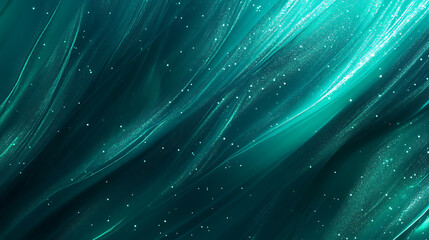 Poster - glowing teal and green abstract technology background grainy gradient texture web header design