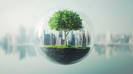 Aufkleber - environmental factors influencing corporate financial health esg criteria in business strategy concept
