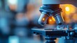 © Coffee Cafe Lover - Modern Microscope in Laboratory Setting