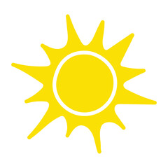 Wall Mural - cartoon sun icon. vector illustration