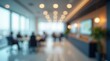 © Caspernik - Abstract Blurred Office Interior with Defocused Effect Ideal for Business Background Concept
