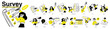 © taner - Survey related vector business illustrations.