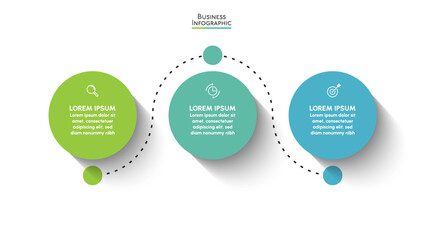 Wall Mural - business data visualization. timeline infographic icons designed for abstract background template mi