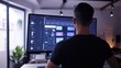 © Media Srock - Programmer Analyzing Data on Multiple Computer Screens