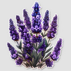 Wall Mural - bouquet of lavender
