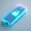 © FLAVIA - 3D USB Stick with Lock Icon for Security