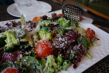 salad with vegetables