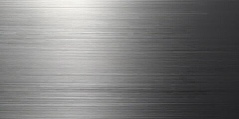 Wall Mural - a shiny grey metal texture, silver metal texture of brushed stainless steel plate, metal wide textured plate brushed gradient,banner	
