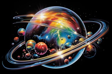 Wall Mural - planet astronomy universe space.