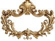 © Suchart - Elegant Vintage Decorative Frame in Gold Color