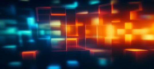 abstract background with glowing lines