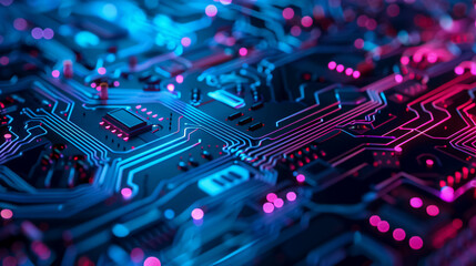 Wall Mural - Tech background