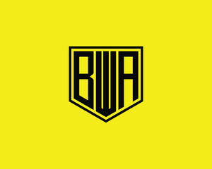 BWA logo design vector template. BWA