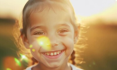 Wall Mural - portrait of a little child