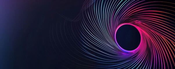 Wall Mural - Colorful, layered camera lens icon, symbolizing photography, creativity, and digital media.