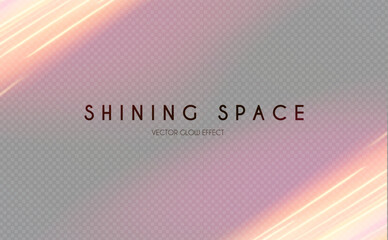 Wall Mural - motion transparent light effect. shining pink and yellow beams magic background and liquid speed lig