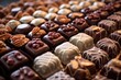 © Rawpixel.com - Many chocolate pralines confectionery dessert food.