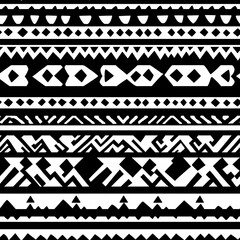 Tribal Aztec prints(Seamless Pattern and Tile image)