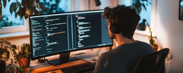 Programming and coding tech for software development industry